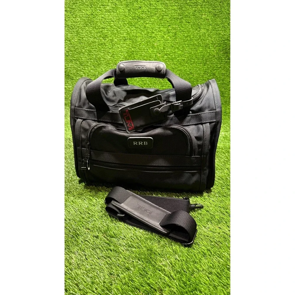 TUMI Black Nylon alpha carrierBoston Carry On Weekender Luggage